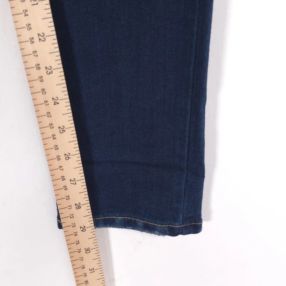 PAIGE Jeans Women 27 High Rise Straight Dark Wash‎ Denim Skyline Skinny